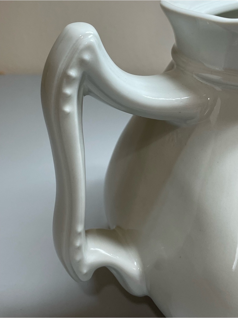Vintage 1960s Red Cliff Montcliff White Ironstone 8-Cup Teapot - PRISTINE - Picture 7 of 13